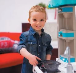 Küche Tefal Studio Bubble Smoby Elektronisch Mit Zaubersprudeln, Soda, Kaffeemaschine Und 26 Zubehörteilen Türkis-grau 31 Küche Tefal Studio Bubble Smoby Elektronisch Mit Zaubersprudeln, Soda, Kaffeemaschine Und 26 Zubehörteilen Türkis-grau -Smoby 311023 m smoby kuchynka 2