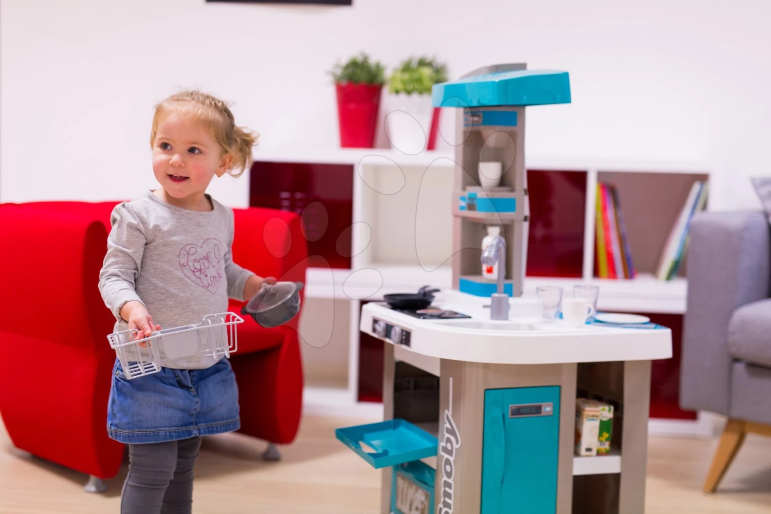 Küche Tefal Studio Bubble Smoby Elektronisch Mit Zaubersprudeln, Soda, Kaffeemaschine Und 26 Zubehörteilen Türkis-grau 14 Küche Tefal Studio Bubble Smoby Elektronisch Mit Zaubersprudeln, Soda, Kaffeemaschine Und 26 Zubehörteilen Türkis-grau – Bild 14