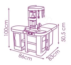 Puppenhaus-Set Violette Baby Nurse Large Doll's Play Center Smoby Und Elektronische Küche Tefal Studio XXL Bubble 38 Puppenhaus-Set Violette Baby Nurse Large Doll's Play Center Smoby Und Elektronische Küche Tefal Studio XXL Bubble -Smoby 311033 b smoby kuchynka
