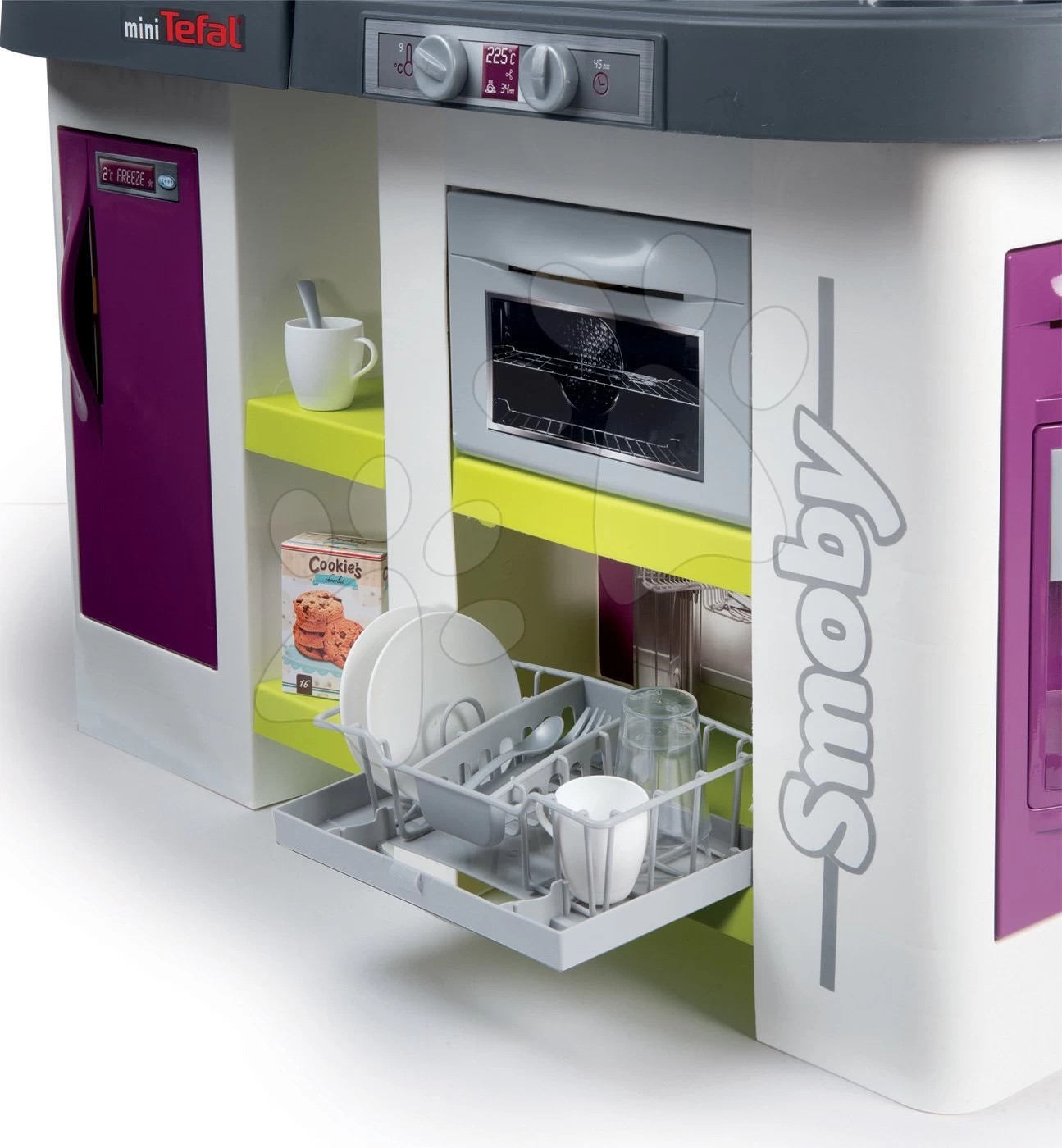 Puppenhaus-Set Violette Baby Nurse Large Doll's Play Center Smoby Und Elektronische Küche Tefal Studio XXL Bubble 5 Puppenhaus-Set Violette Baby Nurse Large Doll's Play Center Smoby Und Elektronische Küche Tefal Studio XXL Bubble – Bild 5