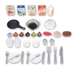 Elektronisches Küchenset Tefal Studio XL Bubble Smoby Mit Sprudeln Und Reinigungswagen Mit Staubsauger Und Bügelbrett -Smoby 311035 f smoby kuchynka 7