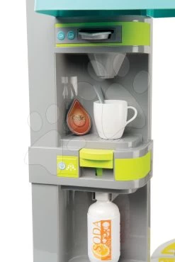 Elektronisches Küchenset Tefal Studio XL Bubble Smoby Mit Sprudeln Und Besen Mit Schaufel Als Geschenk -Smoby 311035 i smoby kuchynka 2