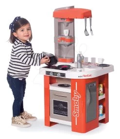 Küchenset Elektronisch Tefal Studio 360° Smoby Und Eine Kaffeehaus-Espressomaschine -Smoby 311042 b smoby kuchynka 1