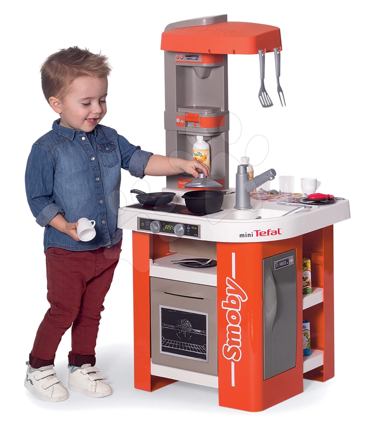 Küche Elektronisch Tefal Studio 360° Smoby Terrakotta Mit Küchen-Sounds Zauberhaften Lebensmitteln Und 27 Zubehörteilen 9 Küche Elektronisch Tefal Studio 360° Smoby Terrakotta Mit Küchen-Sounds Zauberhaften Lebensmitteln Und 27 Zubehörteilen – Bild 9