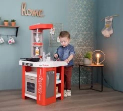 Küchenset Elektronisch Tefal Studio 360° Smoby Und Eine Kaffeehaus-Espressomaschine -Smoby 311042 o smoby kuchynka 1