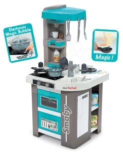 SMOBY Baby Nurse Gold Edition Puppenwickelwagen-Set Mit Kinderbett, Puppe 32 Cm Und Küche Tefal Studio BBQ Ab 18 Monaten -Smoby 311043 a smoby kuchynka 5