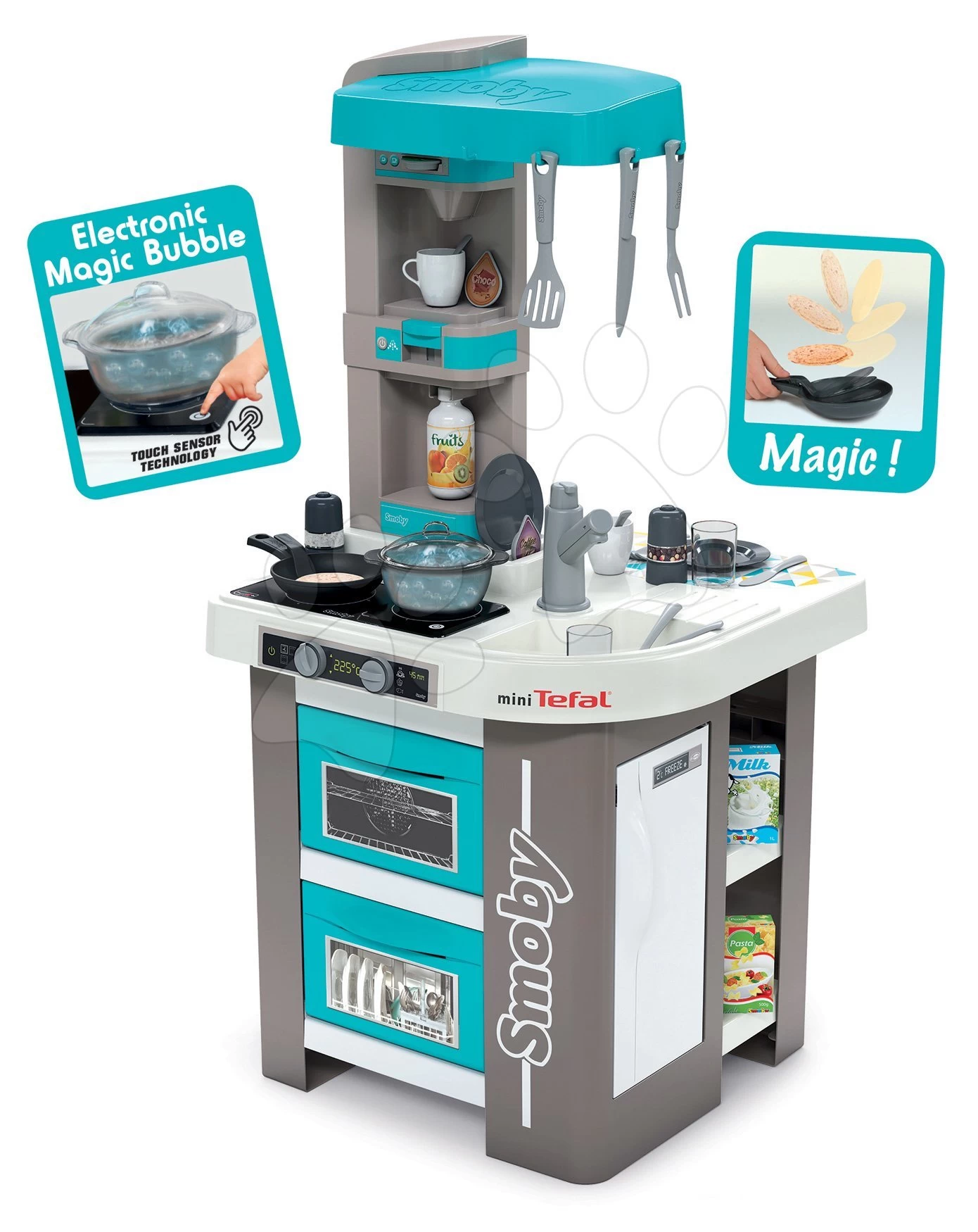 Küchenset Elektronisch Tefal Studio 360° Bubble Smoby Und Maxi Market Gemischtwarenladen Mit Kühlbox 1 Küchenset Elektronisch Tefal Studio 360° Bubble Smoby Und Maxi Market Gemischtwarenladen Mit Kühlbox