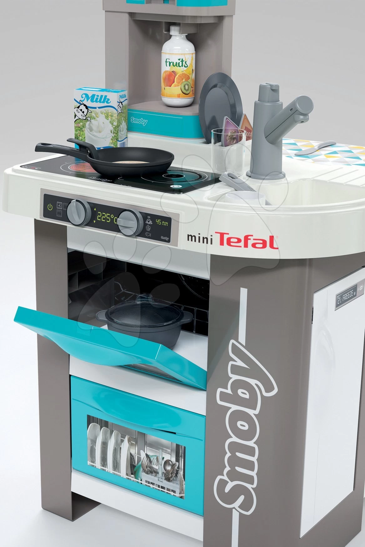 Elektronische Küche Tefal Studio 360 ° Bubble Smoby Türkis Mit Zaubersprudeln Und 28 Zubehörteilen 1 Elektronische Küche Tefal Studio 360 ° Bubble Smoby Türkis Mit Zaubersprudeln Und 28 Zubehörteilen