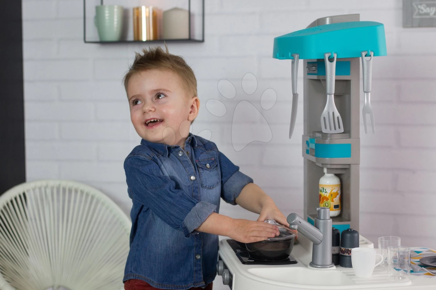 Elektronische Küche Tefal Studio 360 ° Bubble Smoby Türkis Mit Zaubersprudeln Und 28 Zubehörteilen 18 Elektronische Küche Tefal Studio 360 ° Bubble Smoby Türkis Mit Zaubersprudeln Und 28 Zubehörteilen – Bild 18