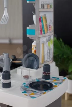 SMOBY Baby Nurse Gold Edition Puppenwickelwagen-Set Mit Kinderbett, Puppe 32 Cm Und Küche Tefal Studio BBQ Ab 18 Monaten -Smoby 311043 xj smoby kuchynka