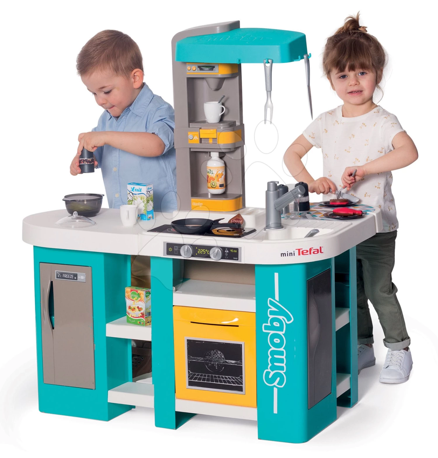 Küchenset Elektronisch Tefal Studio 360° XL Bubble Smoby Und Eine Kaffeehaus-Espressomaschine 7 Küchenset Elektronisch Tefal Studio 360° XL Bubble Smoby Und Eine Kaffeehaus-Espressomaschine – Bild 7