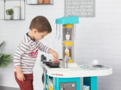 Elektronische Küche Tefal Studio 360 ° XL Bubble Smoby Türkis-gelb Mit Zaubersprudeln Und Pasta Mit 34 Zubehörteilen -Smoby 311045 p smoby kuchynka 6