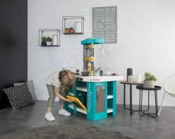 Küchenset Elektronisch Tefal Studio 360° XL Bubble Smoby Und Ein Tisch Mit Zwei Stühlen -Smoby 311045 t smoby kuchynka 2