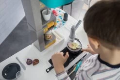 Elektronische Küche Tefal Studio 360 ° XL Bubble Smoby Türkis-gelb Mit Zaubersprudeln Und Pasta Mit 34 Zubehörteilen -Smoby 311045 u smoby kuchynka