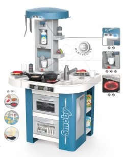 Set Küche Mit Technischer Ausstattung Tech Edition Smoby Elektronisch Mit Staubsauger -Smoby 311049 f smoby kuchynka 5