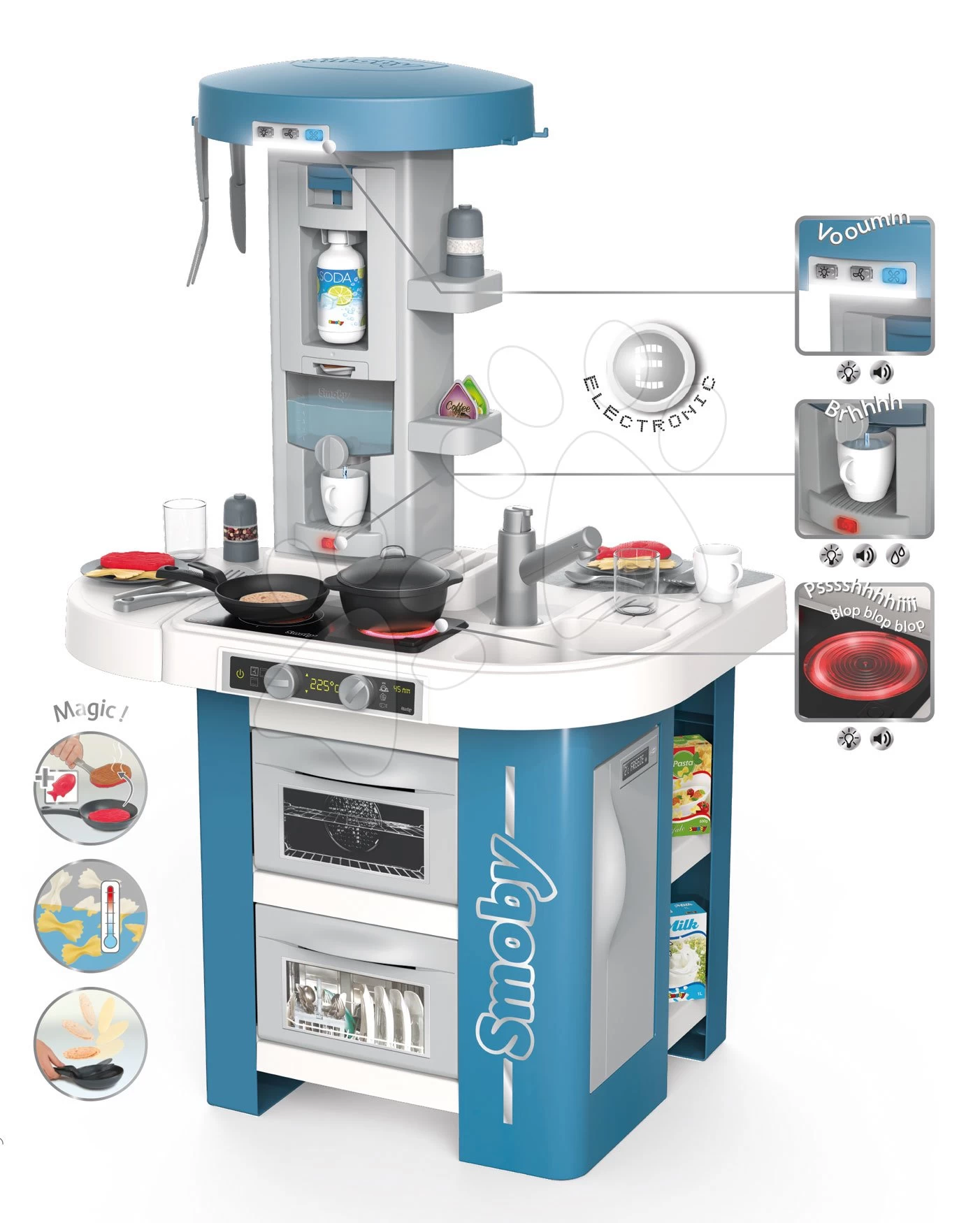 Set Küche Mit Technischer Ausstattung Tech Edition Smoby Elektronisches Und Kleines Café Mit Espressomaschine Und Desserts 2 Set Küche Mit Technischer Ausstattung Tech Edition Smoby Elektronisches Und Kleines Café Mit Espressomaschine Und Desserts – Bild 2
