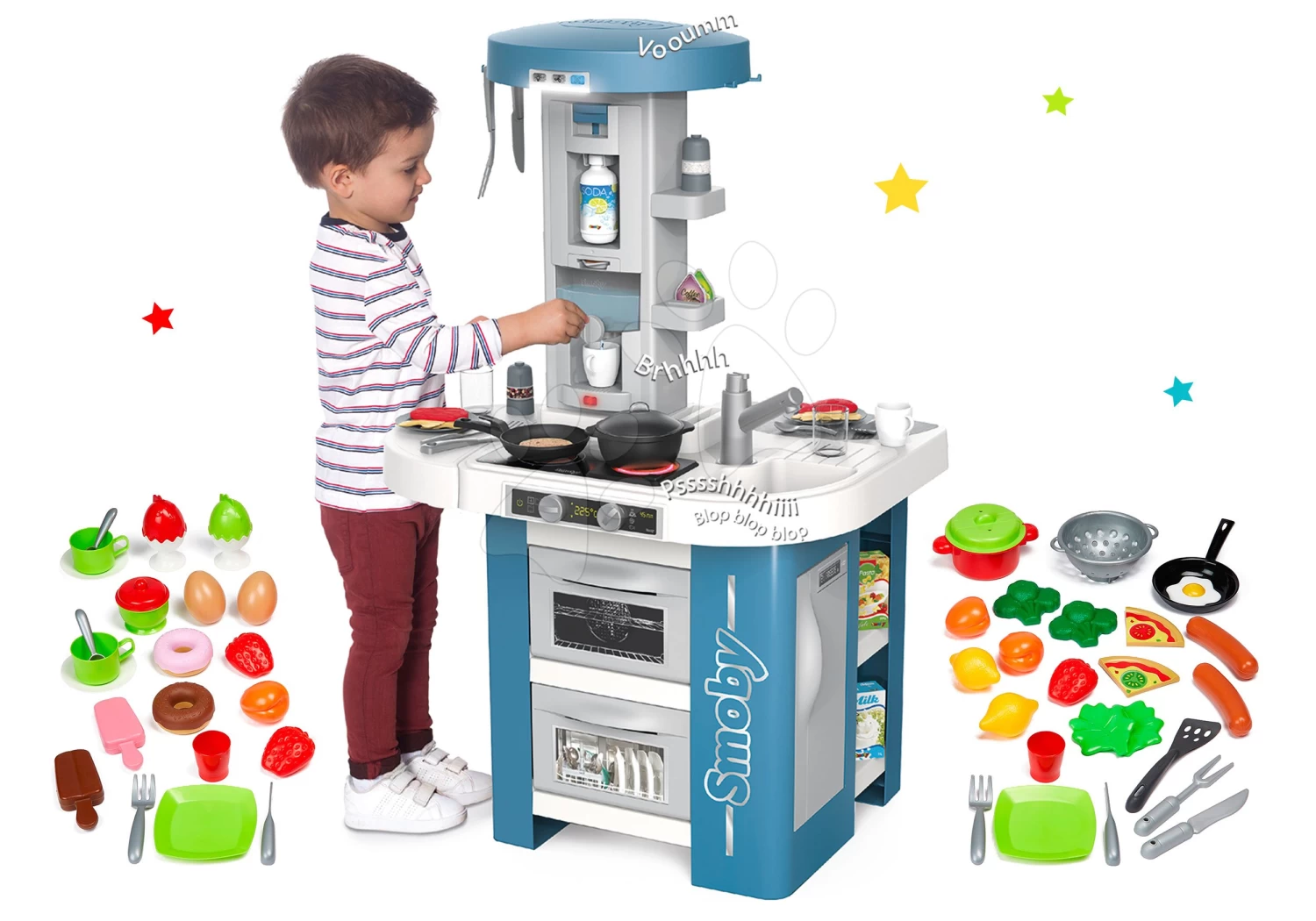 Set Küche Mit Technischer Ausstattung Tech Edition Smoby Elektronisch Mit Geschirr Und Lebensmitteln 50 Teile Als Geschenk 9 Set Küche Mit Technischer Ausstattung Tech Edition Smoby Elektronisch Mit Geschirr Und Lebensmitteln 50 Teile Als Geschenk – Bild 9