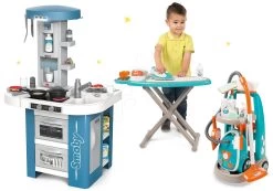 Set Küche Mit Technischer Ausstattung Tech Edition Smoby Elektronisch Mit Putzwagen Und Bügelbrett -Smoby 311049set 8 smoby set 2