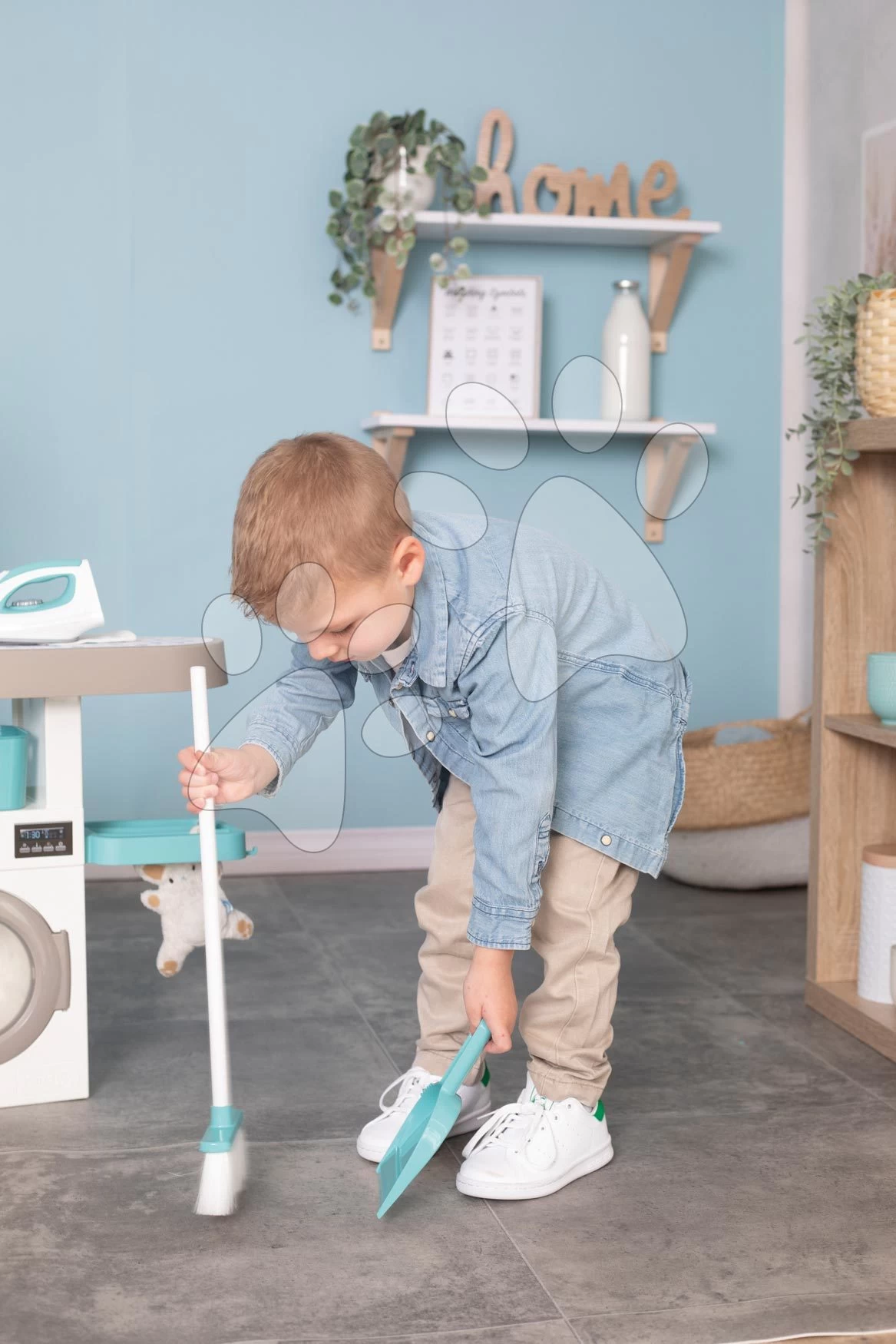 Set Elektronische Küche Mit Waschmaschine Und Bügelbrett Tefal Cleaning Kitchen 360° Smoby Und Ein Kinderwagen Dreifachkombination Maxi Cosi Mit Einem Stuhl, Einem Autositz Und Einer Schaukel SM311050-6 18 Set Elektronische Küche Mit Waschmaschine Und Bügelbrett Tefal Cleaning Kitchen 360° Smoby Und Ein Kinderwagen Dreifachkombination Maxi Cosi Mit Einem Stuhl, Einem Autositz Und Einer Schaukel SM311050-6 – Bild 18