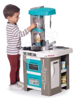 Elektronische Küche Tefal Studio Kitchen Bubble 360° Smoby Mit Magischem Sprudeln Und 28 Accessoires 100 Cm Hoch (Arbeitsplatte 51 Cm) SM311051 -Smoby 311051 c smoby kuchynka