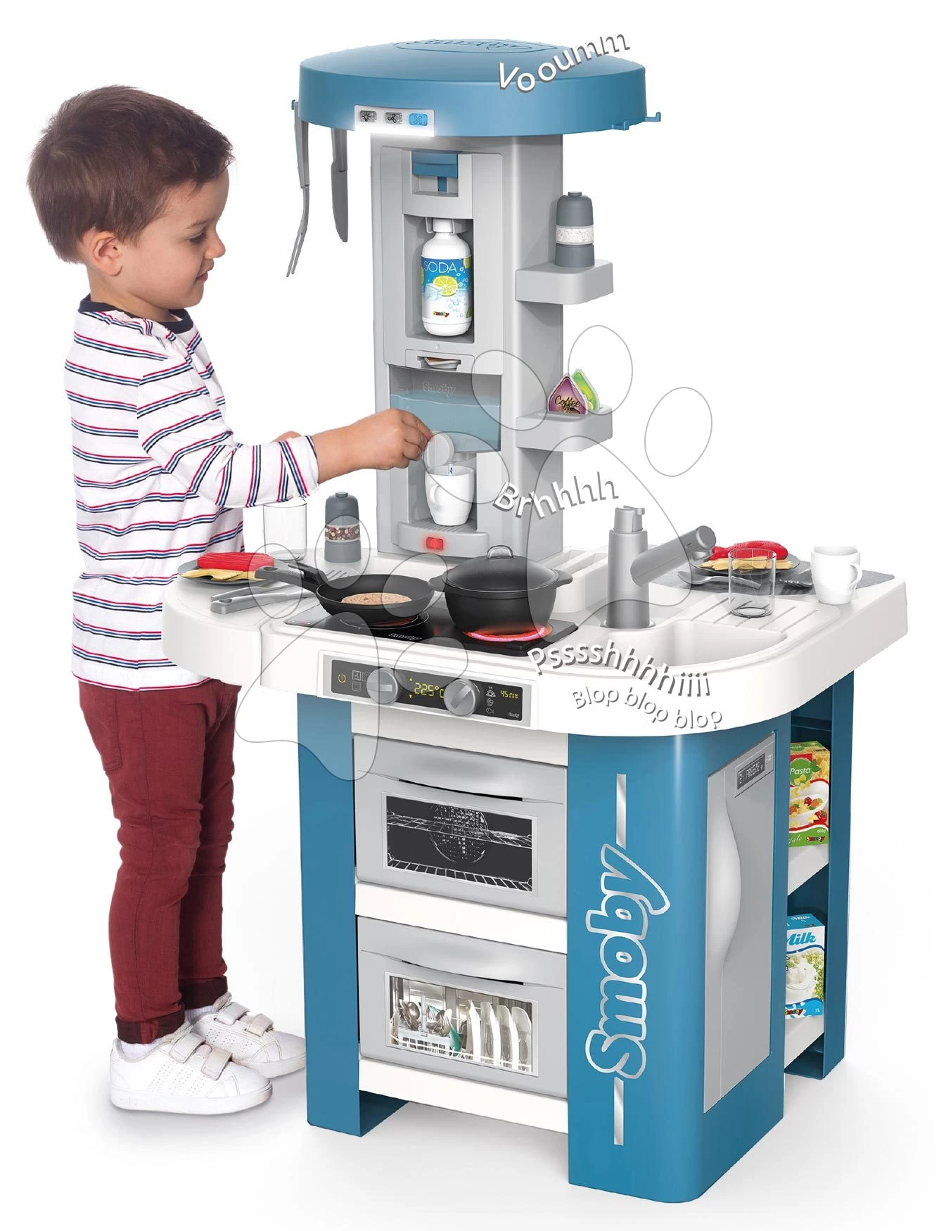 Spielküche Mit Ton Und Licht Tech Edition Kitchen Smoby Mit Funktionalen Geräten Und Speisen Und 35 Zubehör 100 Cm Hoch/51 Cm Theke 2 Spielküche Mit Ton Und Licht Tech Edition Kitchen Smoby Mit Funktionalen Geräten Und Speisen Und 35 Zubehör 100 Cm Hoch/51 Cm Theke – Bild 2