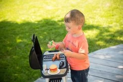 Grill Barbecue Smoby Mit Mechanischen Funktionen Und Sound Und 18 Zubehörteilen 73 Cm Hoch -Smoby 312001 t smoby grill