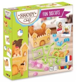 Spiel-Kochbuch Chef Smoby Lebkuchenhaus Mit Rezepten Und Formen Zum Backen Ab 5 Jahren -Smoby 312100 l smoby hrava kucharka