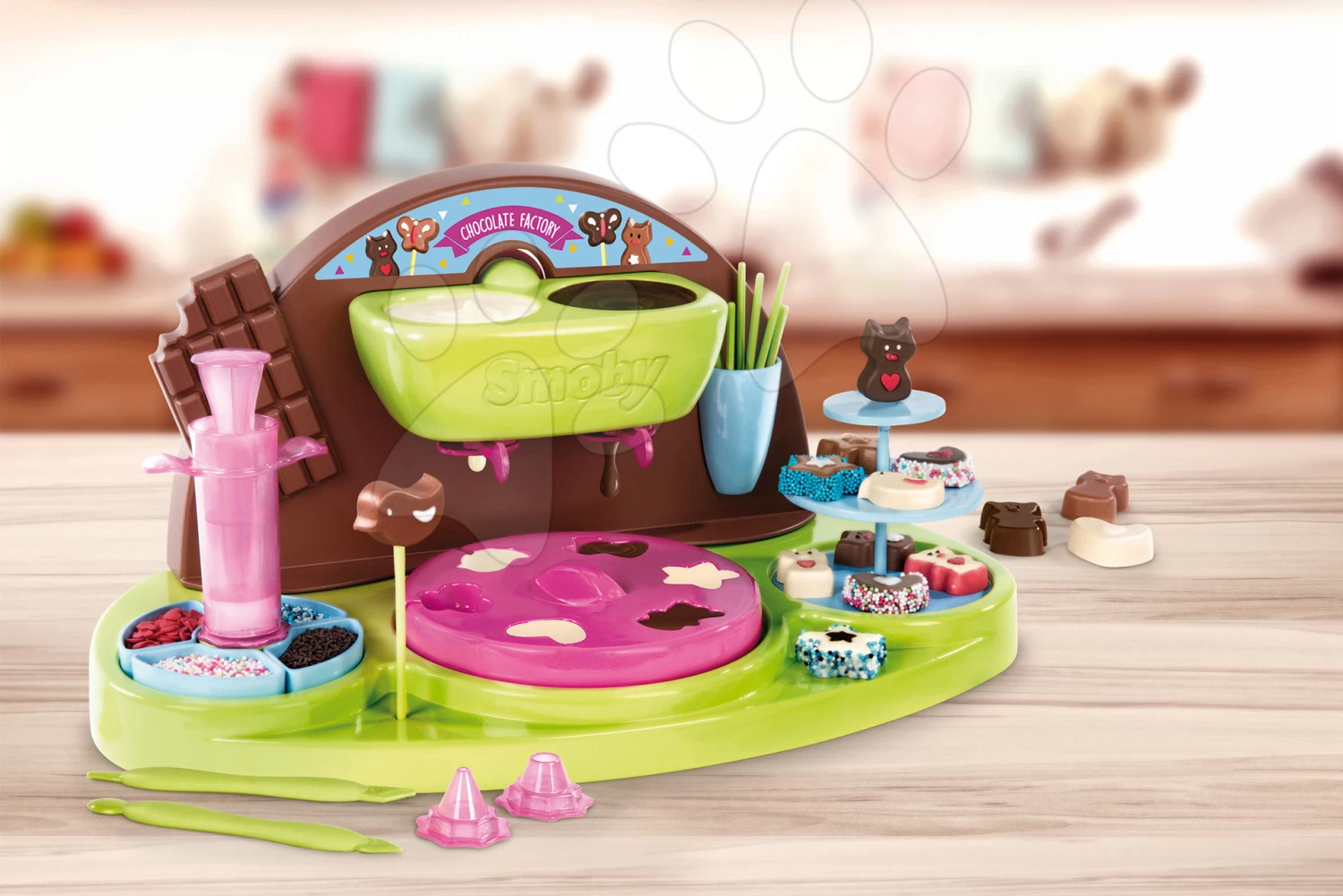 Spiel-Kochbuch Chef Smoby Schokoladenfabrik Mit Rezepten Und Einer Form Zur Herstellung Von Pralinen Ab 5 Jahren 12 Spiel-Kochbuch Chef Smoby Schokoladenfabrik Mit Rezepten Und Einer Form Zur Herstellung Von Pralinen Ab 5 Jahren – Bild 12