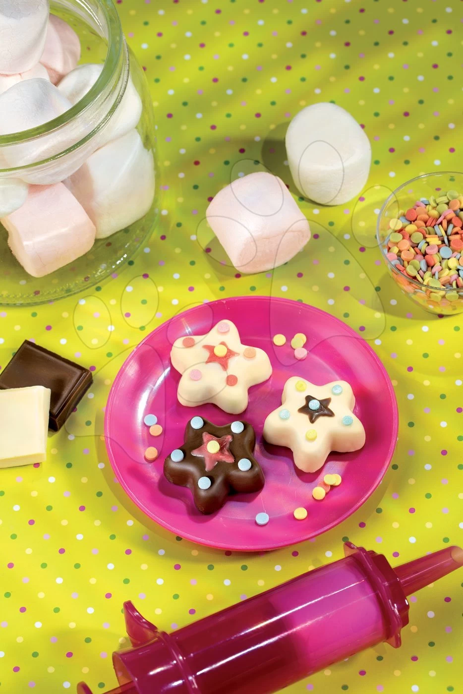 Spiel-Kochbuch Chef Smoby Schokoladenfabrik Mit Rezepten Und Einer Form Zur Herstellung Von Pralinen Ab 5 Jahren 16 Spiel-Kochbuch Chef Smoby Schokoladenfabrik Mit Rezepten Und Einer Form Zur Herstellung Von Pralinen Ab 5 Jahren – Bild 16