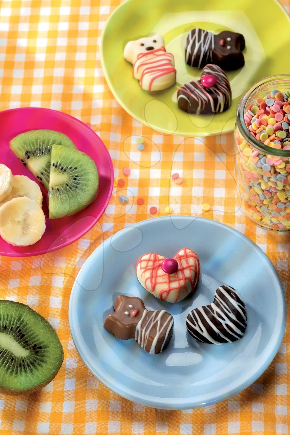 Spiel-Kochbuch Chef Smoby Schokoladenfabrik Mit Rezepten Und Einer Form Zur Herstellung Von Pralinen Ab 5 Jahren 19 Spiel-Kochbuch Chef Smoby Schokoladenfabrik Mit Rezepten Und Einer Form Zur Herstellung Von Pralinen Ab 5 Jahren – Bild 19