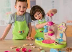 Spiel-Kochbuch Chef Smoby Kuchen Backen Mit Rezepten Und Formen Für Die Herstellung Ab 5 Jahren -Smoby 312109 l smoby biscuit factory