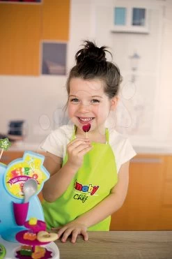 Spiel-Kochbuch Für Kinder Chef Süßwaren Smoby Rezepte Und Formen Zur Herstellung Von Bonbons Und Lutscher Ab 5 Jahren -Smoby 312111 f smoby cukraren
