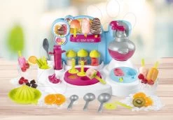 Eisdiele Spiel-Kochbuch Chefkoch Ice Cream Factory Smoby Rezepte Und Formen Zur Herstellung Von Eiscreme Und Eis Am Stiel Ab 5 Jahren -Smoby 312113 e smoby ice cream factory