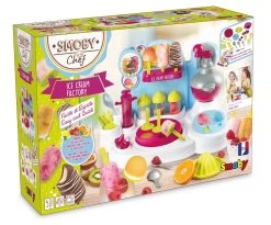 Eisdiele Spiel-Kochbuch Chefkoch Ice Cream Factory Smoby Rezepte Und Formen Zur Herstellung Von Eiscreme Und Eis Am Stiel Ab 5 Jahren -Smoby 312113 l smoby ice cream factory