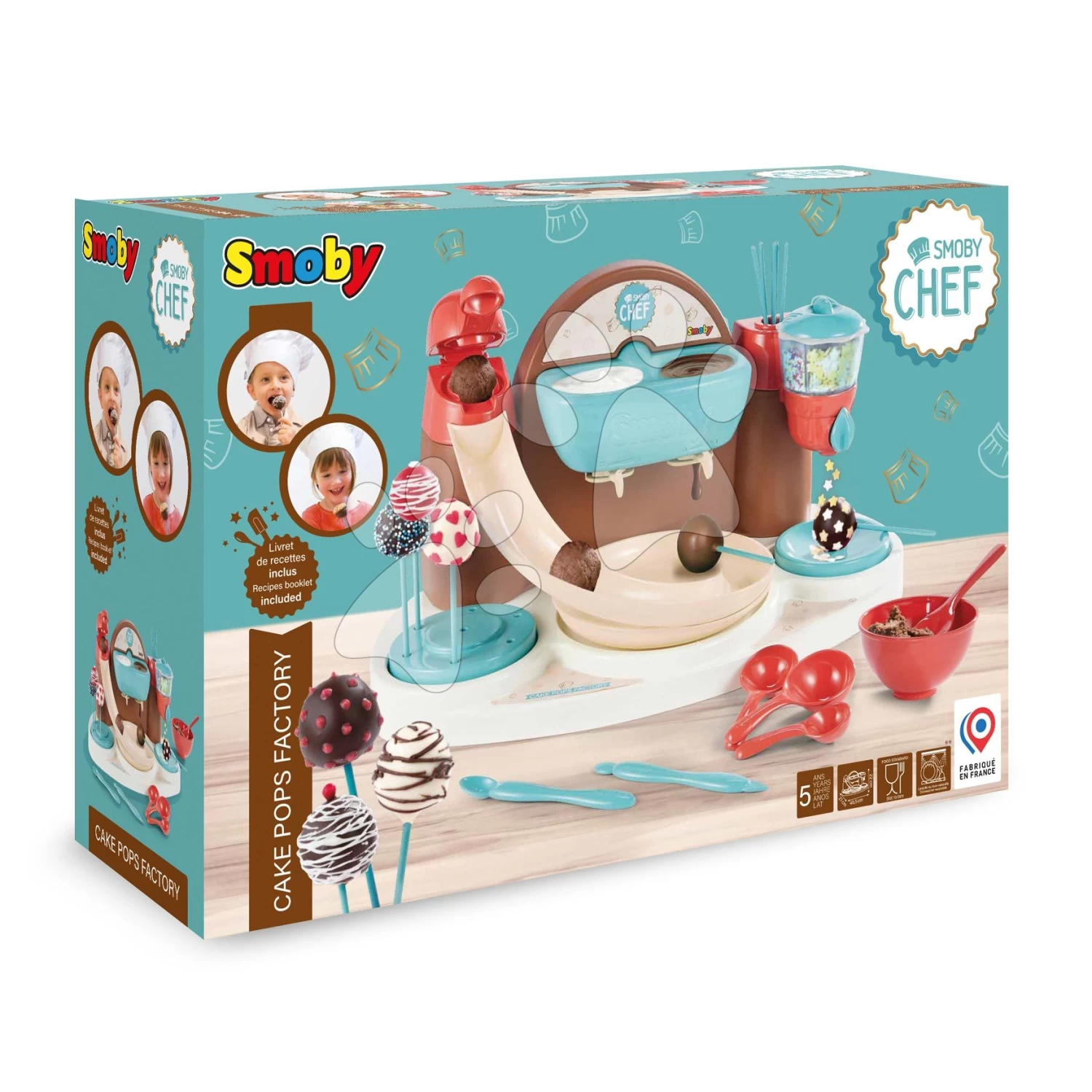 Spiel-Kochbuch Mit Rezepten Und Formen Von Chef Cake Pops Factory Smoby Und Herstellung Von Lutschern Und Pralinen Mit Zubehör Ab 5 Jahren SM312115 7 Spiel-Kochbuch Mit Rezepten Und Formen Von Chef Cake Pops Factory Smoby Und Herstellung Von Lutschern Und Pralinen Mit Zubehör Ab 5 Jahren SM312115 – Bild 7