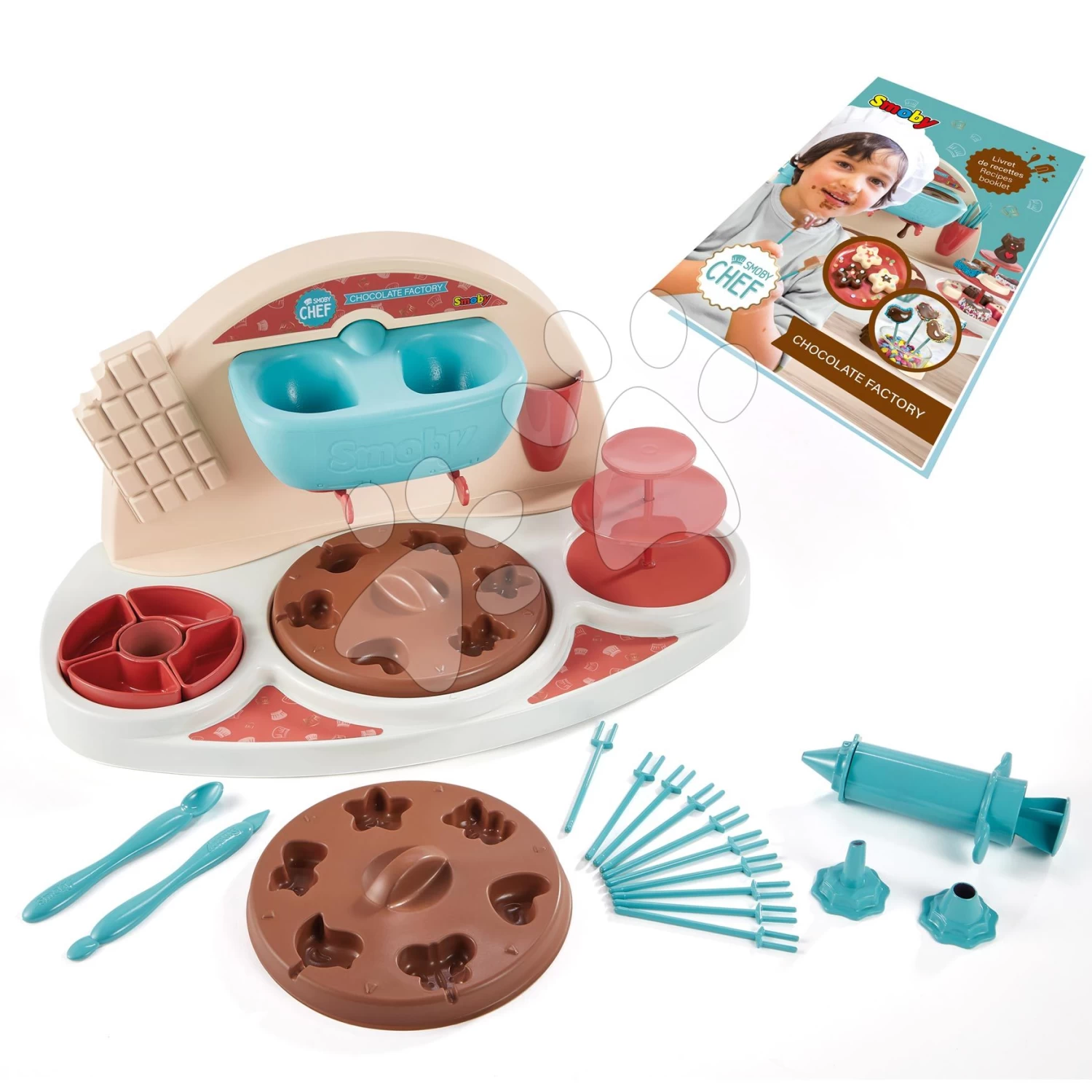 Spielerisches Kochbuch Mit Rezepten Für Kinder Chef Chocolate Factory Smoby Zum Herstellen Von Pralinen Mit Zubehör Ab 5 Jahren SM312116 2 Spielerisches Kochbuch Mit Rezepten Für Kinder Chef Chocolate Factory Smoby Zum Herstellen Von Pralinen Mit Zubehör Ab 5 Jahren SM312116 – Bild 2