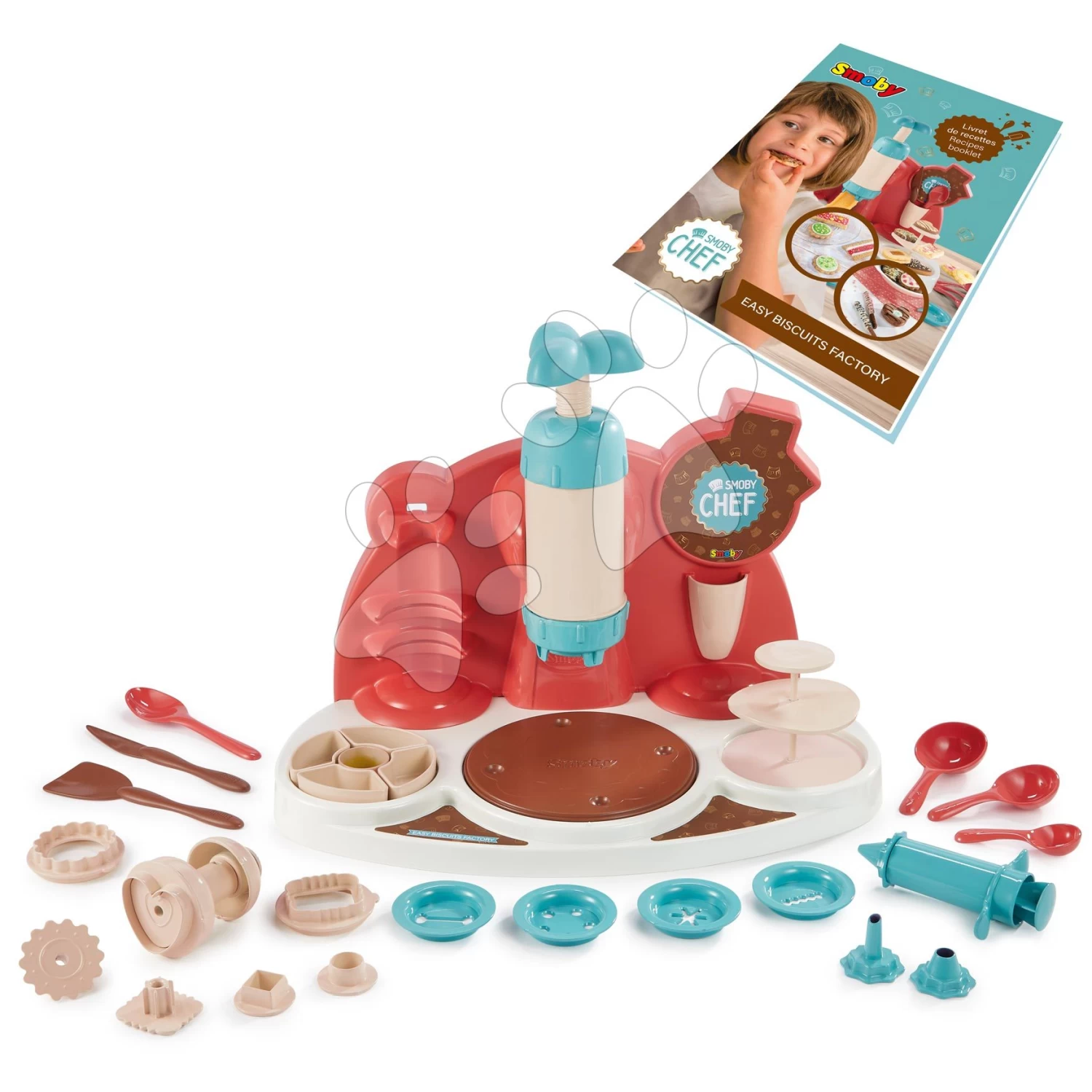 Spielerisches Kochbuch Mit Rezepten Für Kinder Chef Easy Biscuits Factory Smoby Zum Zubereiten Kleiner Torten Mit Dekorationen Ab 5 Jahren SM312117 3 Spielerisches Kochbuch Mit Rezepten Für Kinder Chef Easy Biscuits Factory Smoby Zum Zubereiten Kleiner Torten Mit Dekorationen Ab 5 Jahren SM312117 – Bild 3