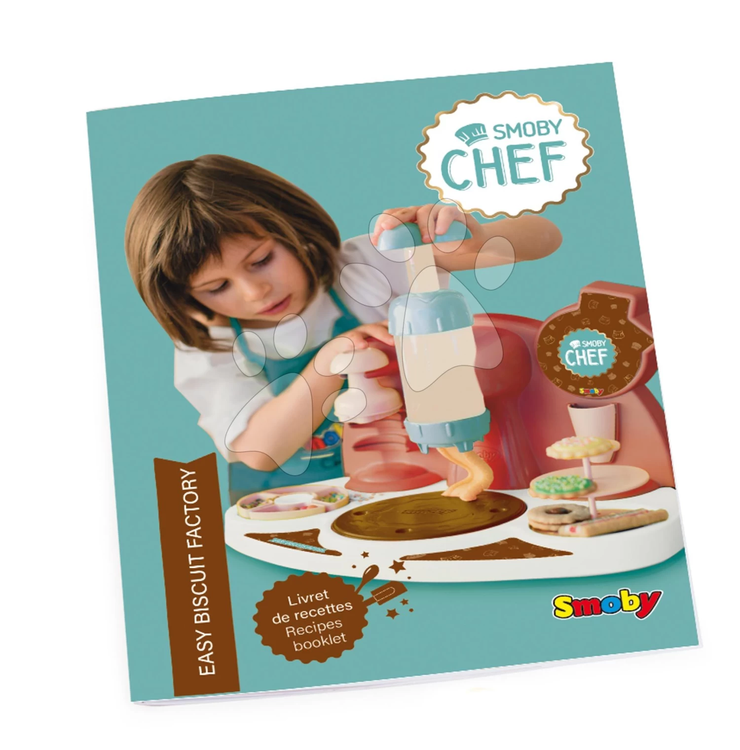 Spielerisches Kochbuch Mit Rezepten Für Kinder Chef Easy Biscuits Factory Smoby Zum Zubereiten Kleiner Torten Mit Dekorationen Ab 5 Jahren SM312117 5 Spielerisches Kochbuch Mit Rezepten Für Kinder Chef Easy Biscuits Factory Smoby Zum Zubereiten Kleiner Torten Mit Dekorationen Ab 5 Jahren SM312117 – Bild 5