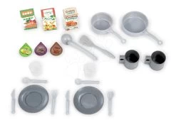 Set Klappküche Tefal Opencook Smoby Rot Mit Kaffeemaschine Und Kühlschrank Und Mit Stuhl Und Hocker -Smoby 312200 e smoby kuchynka 1