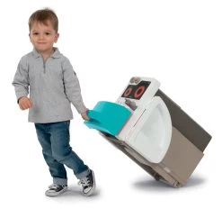 Klappküche Tefal Opencook Smoby Blau Mit Zauberhaftem Sprudeln Kaffeemaschine Kühlschrank Und 24 Zubehörteilen -Smoby 312201 d smoby kuchynka