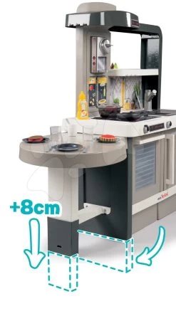 Set Küche Wachsend Mit Fließendem Wasser Tefal Evolutive Smoby Und Kosmetiktisch Prinzessinnen 2in1 Mit Stuhl -Smoby 312300 n smoby kuchynka 10