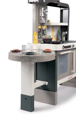 Set Küche Wachsend Mit Fließendem Wasser Tefal Evolutive Smoby Und Ein Reinigungswagen Mit Staubsauger Und Bügelbrett -Smoby 312300 o smoby kuchynka 13