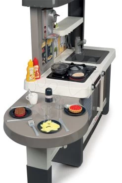 Set Küche Wachsend Mit Fließendem Wasser Tefal Evolutive Smoby Und Eine Pizzeria Mit Konditorei Und Lebensmittelladen -Smoby 312300 p smoby kuchynka 10