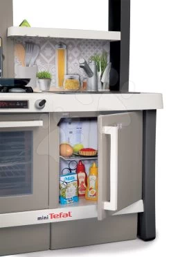 Set Küche Wachsend Mit Fließendem Wasser Tefal Evolutive Smoby Und Eine Mikrowelle Mit Tefal-Geräten -Smoby 312300 r smoby kuchynka 2