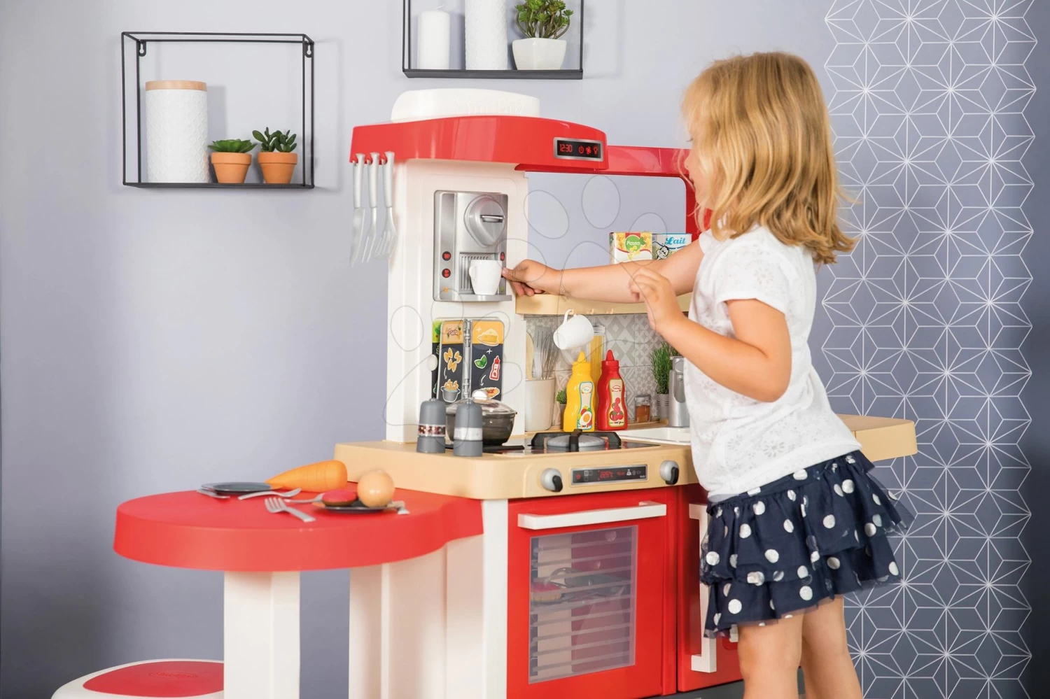 Set Küche Erweitbar Mit Fließendem Wasser Tefal Evolutive Grand Chef Smoby Und Ein Reinigungswagen Mit Einem Eimer Und Einem Waffeleisen Mit Geräten Und Waffeln 18 Set Küche Erweitbar Mit Fließendem Wasser Tefal Evolutive Grand Chef Smoby Und Ein Reinigungswagen Mit Einem Eimer Und Einem Waffeleisen Mit Geräten Und Waffeln – Bild 18