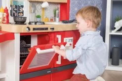 Wachsende Küche Mit Fließendem Wasser Tefal Evolutive Smoby Rot Mit Zauberhaftem Sprudeln Pasta Karotte Stuhl Und 43 Zubehörteilen -Smoby 312301 lifestyle e smoby kuchynka 1