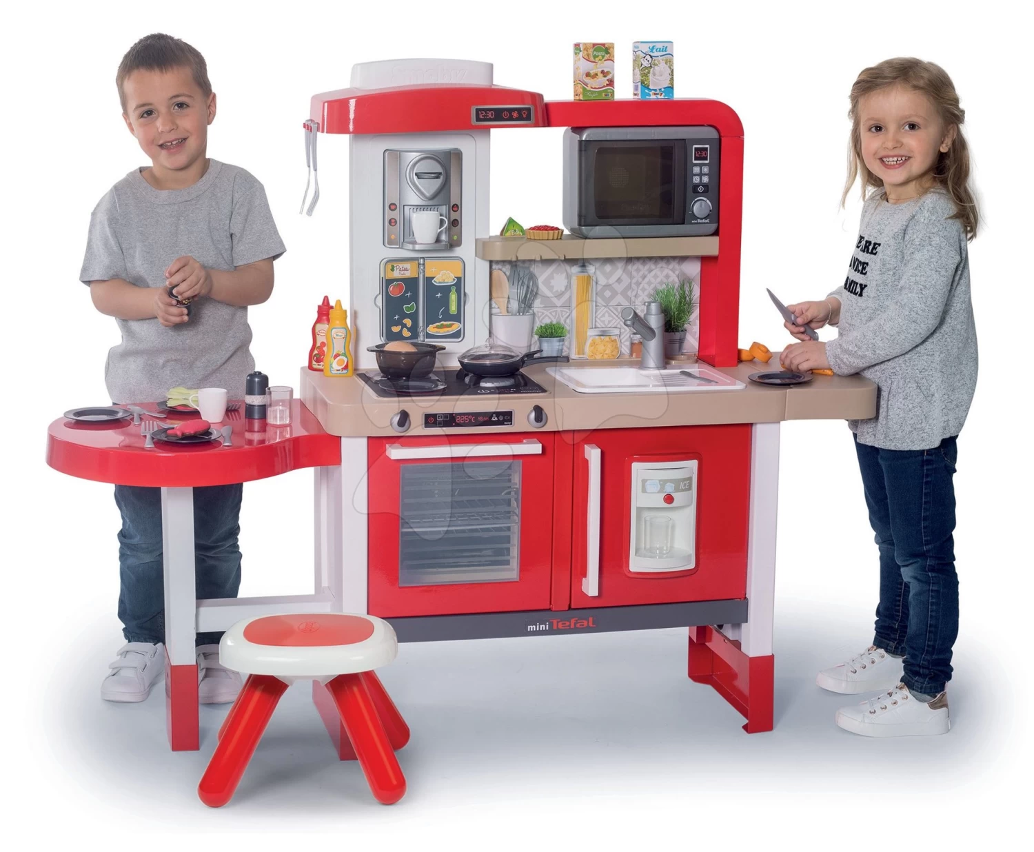 Küche Erweitbar Mit Fließendem Wasser Und Mikrowelle Tefal Evolutive Gourment Smoby Mit Stuhl Und Hocker 12 Küche Erweitbar Mit Fließendem Wasser Und Mikrowelle Tefal Evolutive Gourment Smoby Mit Stuhl Und Hocker – Bild 12
