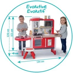 Küche Erweitbar Mit Fließendem Wasser Und Mikrowelle Tefal Evolutive Gourment Smoby Mit Stuhl Und Hocker 26 Küche Erweitbar Mit Fließendem Wasser Und Mikrowelle Tefal Evolutive Gourment Smoby Mit Stuhl Und Hocker -Smoby 312302 i smoby kuchynka 11