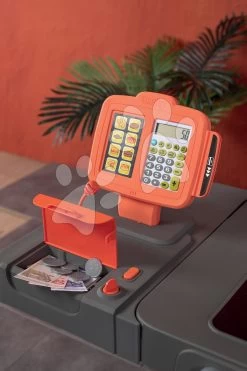 Restaurant Mit Elektronischer Küche Kids Restaurant Smoby Mit Fließendem Wasser Und Einer Funktionsfähigen Kasse Mit Kaffeemaschine Und Einer 101 Cm Hohen Esstheke -Smoby 312304 d smoby kuchynka