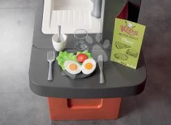 Restaurant Mit Elektronischer Küche Kids Restaurant Smoby Mit Fließendem Wasser Und Einer Funktionsfähigen Kasse Mit Kaffeemaschine Und Einer 101 Cm Hohen Esstheke -Smoby 312304 e smoby kuchynka